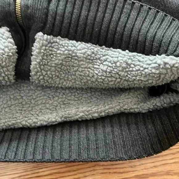 [M]Emanuel Ungaro Fleece Lined Cotton Knit Zip Up Heavy Sweater  Jacket - Picture 7 of 11